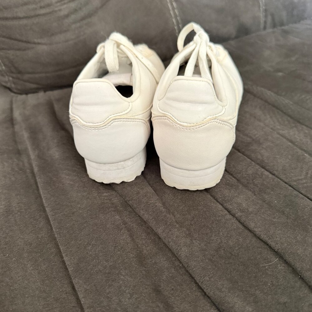 Nike Womens White Leather Cortez Sneakers Size 8 - Picture 4 of 7